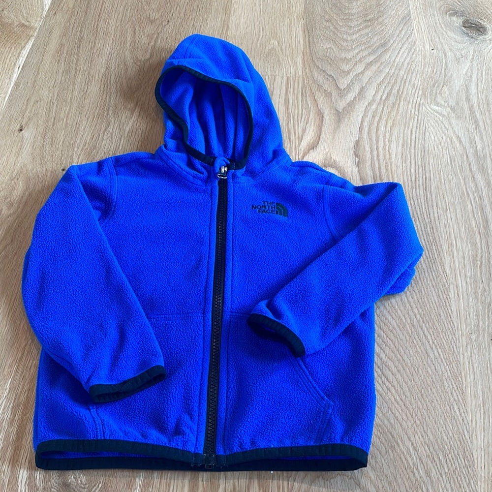 North Face kids zip up fleece.